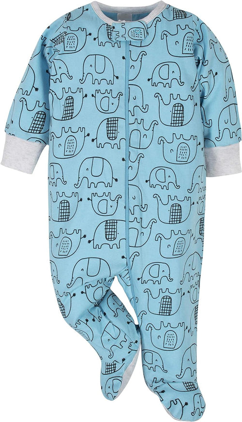 Baby Boys 4-Pack Footie Pajamas